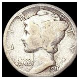 1916-D Mercury Dime NICELY CIRCULATED