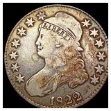 1822 O-108 Capped Bust Half Dollar LIGHTLY