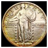 1917 T2 Standing Liberty Quarter CLOSELY