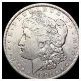 1901 Morgan Silver Dollar NEARLY UNCIRCULATED