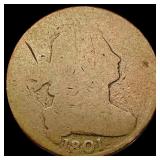 1801 Draped Bust Large Cent NICELY CIRCULATED