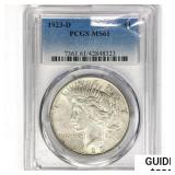 1923-D Silver Peace Dollar PCGS MS61