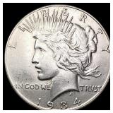 1934-S Silver Peace Dollar CLOSELY UNCIRCULATED