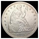 1871 Seated Liberty Dollar LIGHTLY CIRCULATED