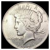 1926-D Silver Peace Dollar CHOICE AU