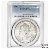 1884-CC Morgan Silver Dollar PCGS MS64