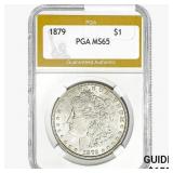 1879 Morgan Silver Dollar PGA MS65