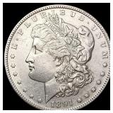 1891 S Morgan Silver Dollar CHOICE AU