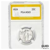 1929 Standing Liberty Quarter PGA MS65