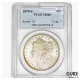 1879-S Morgan Silver Dollar PCGS MS66