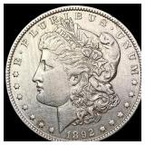 1892 O Morgan Silver Dollar CLOSELY UNCIRCULATED