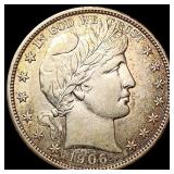 1906-D Barber Half Dollar CLOSELY UNCIRCULATED