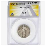 1927-S Standing Liberty Quarter ANACS VG8