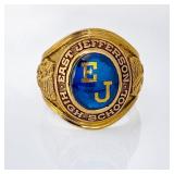 10k yg EJ Class Ring