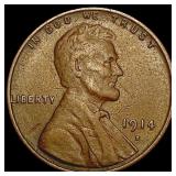 1914-D Wheat Cent NEARLY UNCIRCULATED