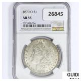 1879-O Morgan Silver Dollar NGC AU55