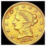 1879 $2.50 Gold Quarter Eagle CLOSELY