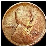 1922 No D Strong Reverse Wheat Cent NICELY