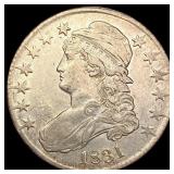 1831 Capped Bust Half Dollar CLOSELY UNCIRCULATED