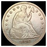 1846 Seated Liberty Dollar CLOSELY UNCIRCULATED