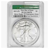 2021-P Silver Eagle PCGS MS70