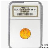 1995 Lincoln Memorial Cent NGC MS68 RD DBL DIE