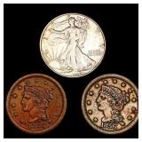 1855 - 1939 Type Coin Lot (3) HIGH GRADE