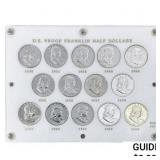 1950-1963 PR Franklin Half Dollar Set [14 Coins]