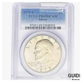 1973-S Eisenhower Silver Dollar PCGS PR69 DCAM