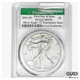 2021-P Silver Eagle PCGS MS70