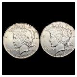 [2] 1924-D&1935 Silver Peace Dollar UNCIRCULATED