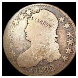 1832 Lg Lt Capped Bust Half Dollar NICELY