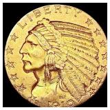 1910-S $5 Gold Half Eagle CLOSELY UNCIRCULATED