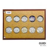 1959-1963 BU Franklin Half Dollar Collection [10