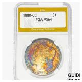 1880-CC Morgan Silver Dollar PGA MS64