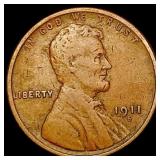 1911-S Wheat Cent CLOSELY UNCIRCULATED