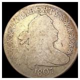 1807 Draped Bust Half Dollar NICELY CIRCULATED