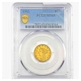 1903 $2.50 Gold Quarter Eagle PCGS MS65