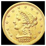 1878-S $2.50 Gold Quarter Eagle CLOSELY