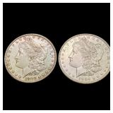 [2] 1880-S&1904-O Morgan Silver Dollar