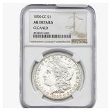 1881-CC Morgan Silver Dollar NGC AU Details