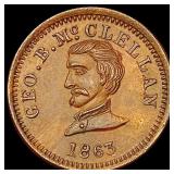 1863 Army&Navy Token CLOSELY UNCIRCULATED