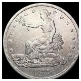 1877-S Silver Trade Dollar CLOSELY UNCIRCULATED