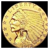 1912 $2.50 Gold Quarter Eagle CLOSELY