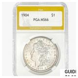 1904 Morgan Silver Dollar PGA MS66