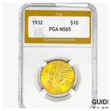 1932 $10 Gold Eagle PGA MS65