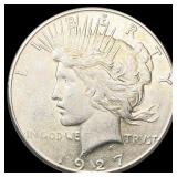 1927-S Silver Peace Dollar CLOSELY UNCIRCULATED