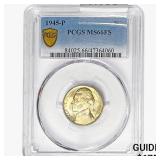 1945-P Jefferson Nickel PCGS MS66 FS