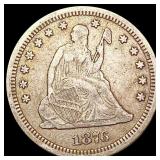 1876 Seated Liberty Quarter LIGHTLY CIRCULATED