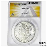 1897-S Morgan Silver Dollar ANACS MS62